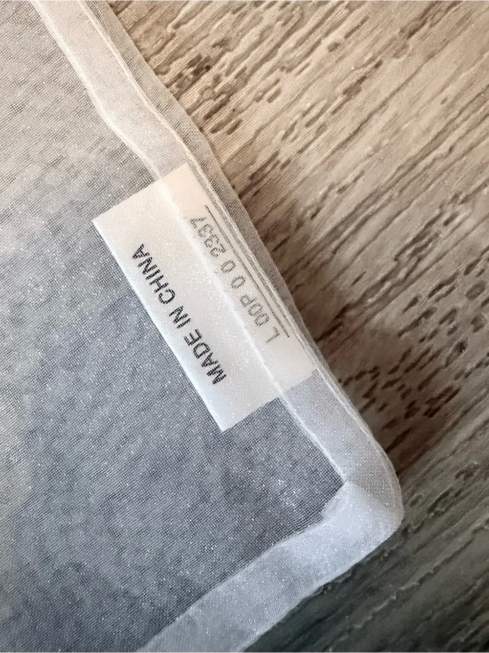 Brooks Brothers White Sheer String Dust Bag with Logo 11x19 inches